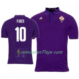 Camisola ACF Fiorentina Marko Pjaca 10 1º Equipamento 2018/19 Manga Curta